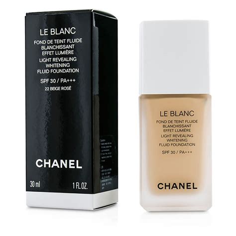 chanel le blanc fluid foundation|Chanel foundation for face.